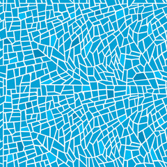 Fototapeta premium Seamless mosaic background in blue tones/Seamless colorful mosaic background in blue colors