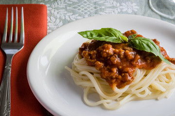 spaghetti bolognese