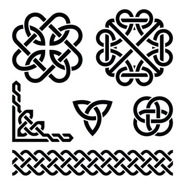 Celtic Irish knots, braids and patterns  