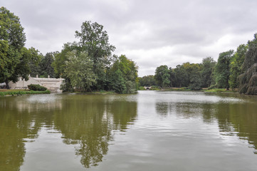 The Lazienki Palace in Warsaw