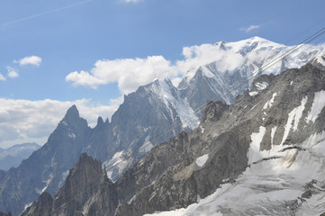 Mont Blanc in Aosta Valley