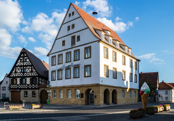 Hallstadt Fachwerkhäuser 01