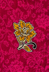 Flower print fabric