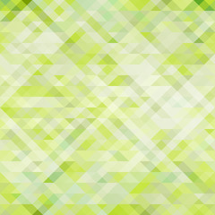 Geometric pale green pattern with triangles