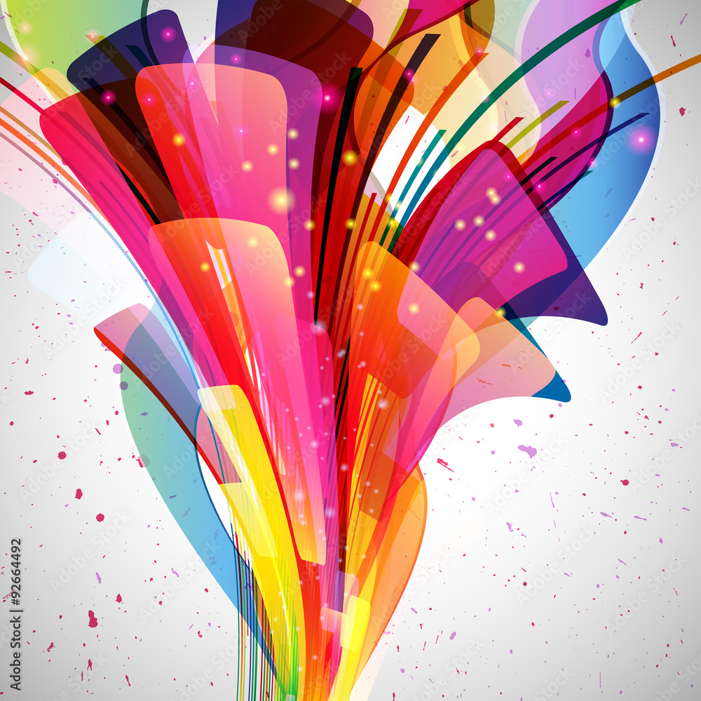 Aufkleber multicolor abstract bright background. elements for design.