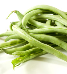 Isolated image of green beans