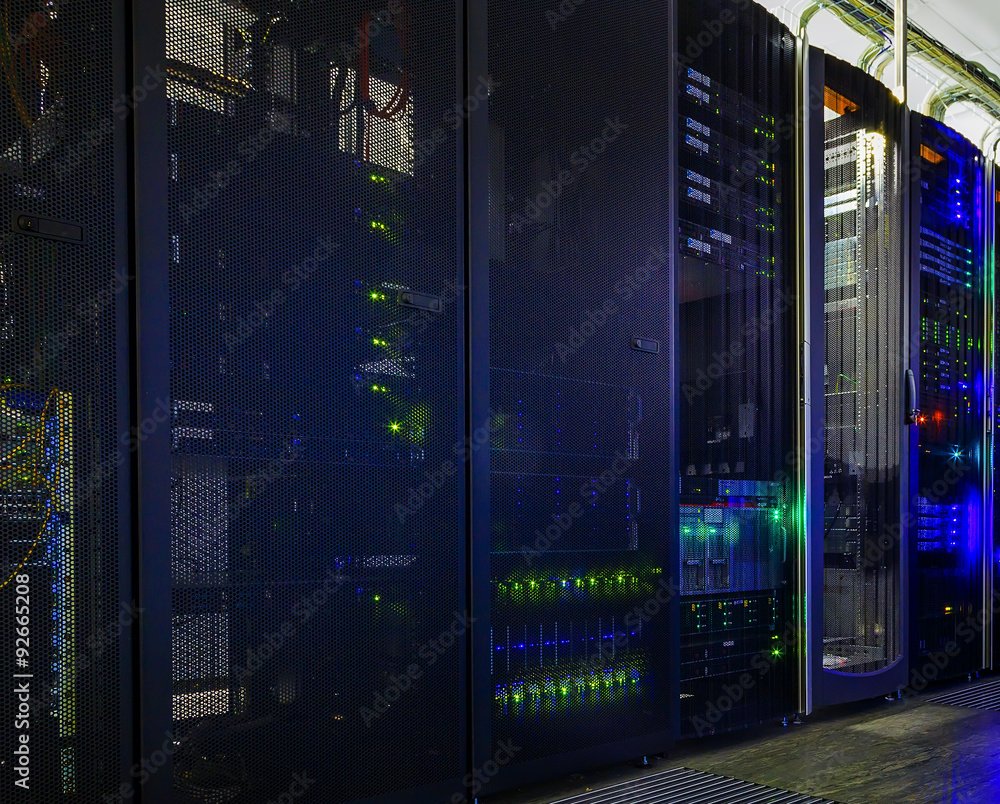 Poster part of mainframes in the data center