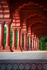 Foto op Plexiglas Arcade at the Red Fort, Delhi, India © olenatur