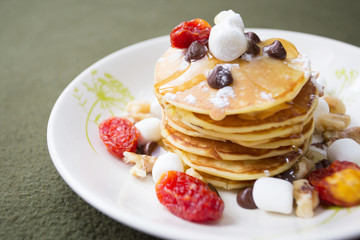 Honey pancakes