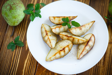 roasted pears