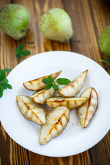 roasted pears