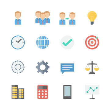 business icons set