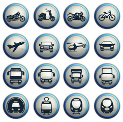 Transport mode icons