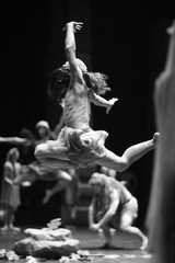 Fototapeta premium Contemprorary ballet; wildman on stage