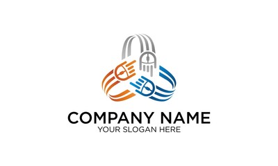 hand and a computer mouse logo