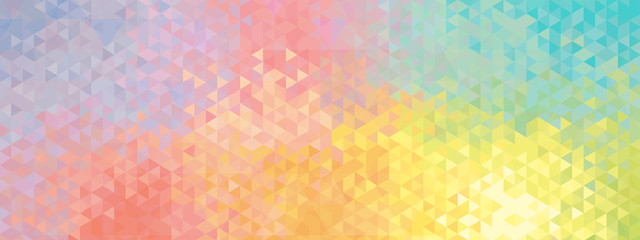 Abstract geometric banner