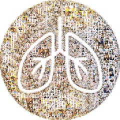 Icon lungs, formed out of peoples photography