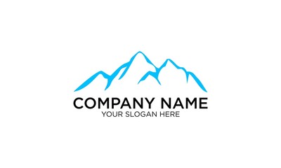 mountain logo vector
