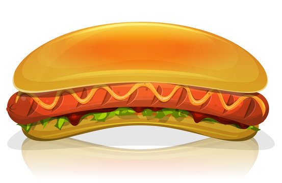 Hot Dog Burger Icon