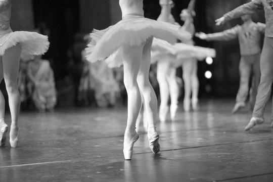 Classical ballet performance
