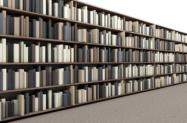 Library Bookshelf Aisle