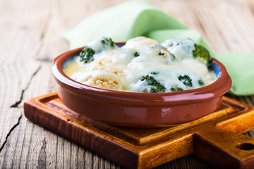 Homemade cauliflower casserole