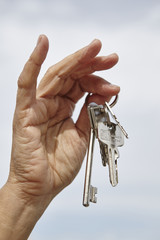 Schl&uuml;ssel in der Hand