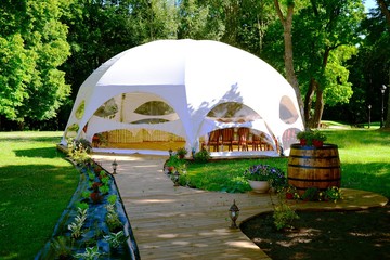  Tent ready to party in Raudondvaris Manor