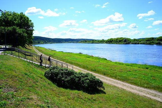 Nemunas river view from Vilkija town