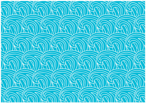 blue retro vawes background