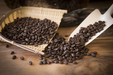 Coffee beans of high quality from selected quality beans.