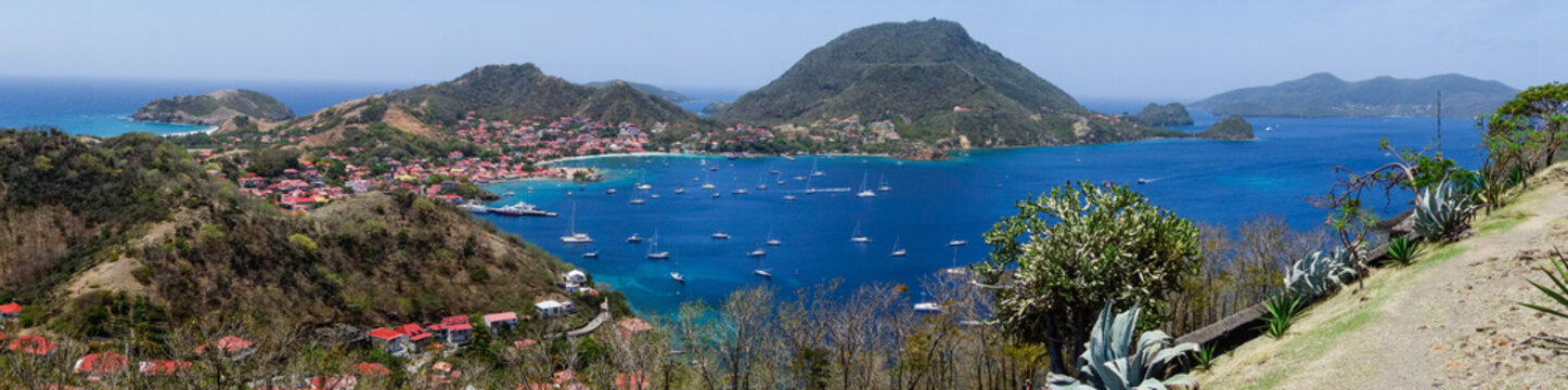 La baie des Saintes (panorama)