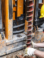  drilling for geological surveys the land