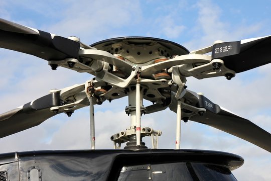 Rotorkopf eines Hubschraubers