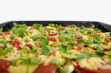 Pizza. Italian food/kitchen. Cooking