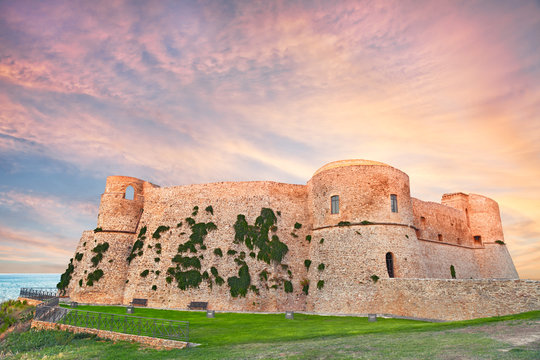 Aragonese Castle in Ortona, Abruzzo, Italy