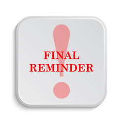 Final reminder icon