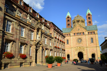 Fototapeta na wymiar Kaiserdom in Speyer