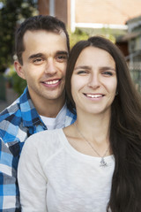 Fototapeta premium Young happy couple