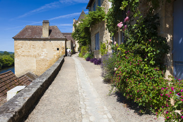 View of Beynac-et-Cazenac, Dordogne, Aquitaine, France
