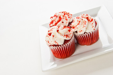 Miniature Red Velvet Cupcakes