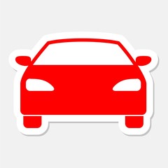 Car icon sticker