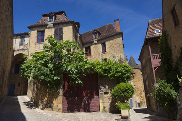 Fototapeta na wymiar Architecture of Sarlat-la-caneda, Dordogne, Aquitaine, France