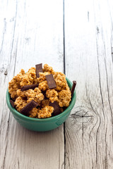 Cereals with chocolate