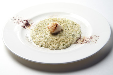 Risotto with Scallops