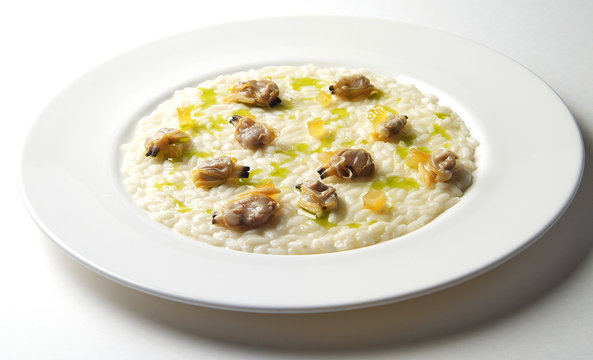 Risotto with Clams and Candied Orange
