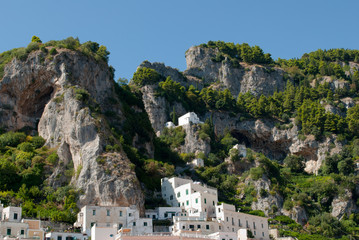 Fototapeta na wymiar Amalfi Coast landscape particular Atrani village
