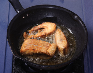 Fry fish Thai style food