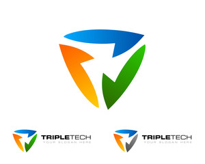 Triple Technology Internet Logo v5