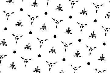 Чёрно-белые узоры. 50
